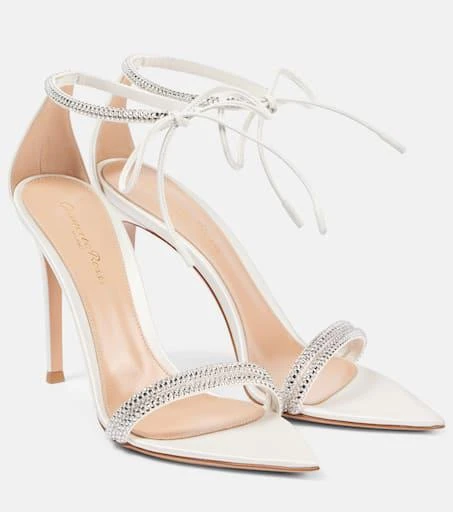 Gianvito Rossi Bridal Montecarlo 105 embellished sandals 1