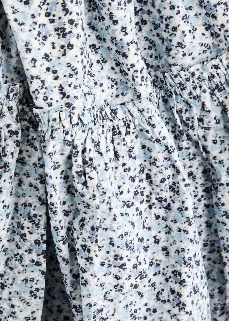 Ganni Floral-print cotton midi dress  5