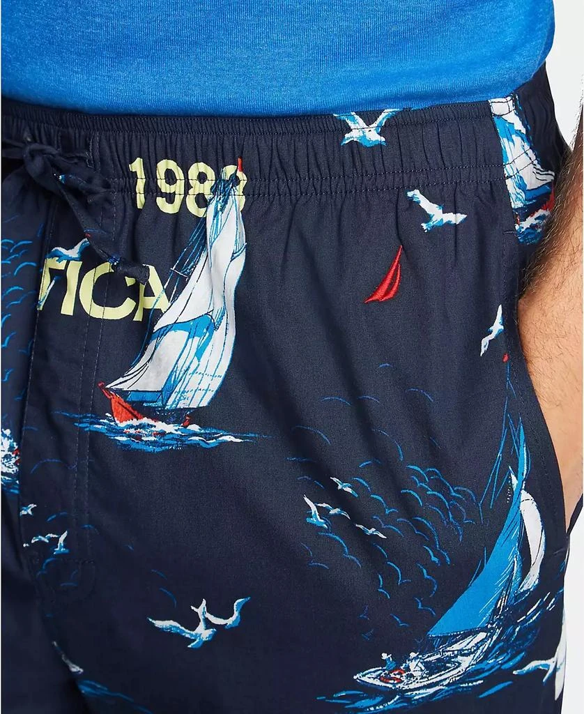Nautica Men's Cotton Sailboat-Print Pajama Pants 3