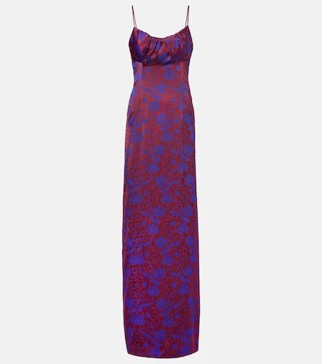 Dries Van Noten Dirios floral jacquard maxi dress 1