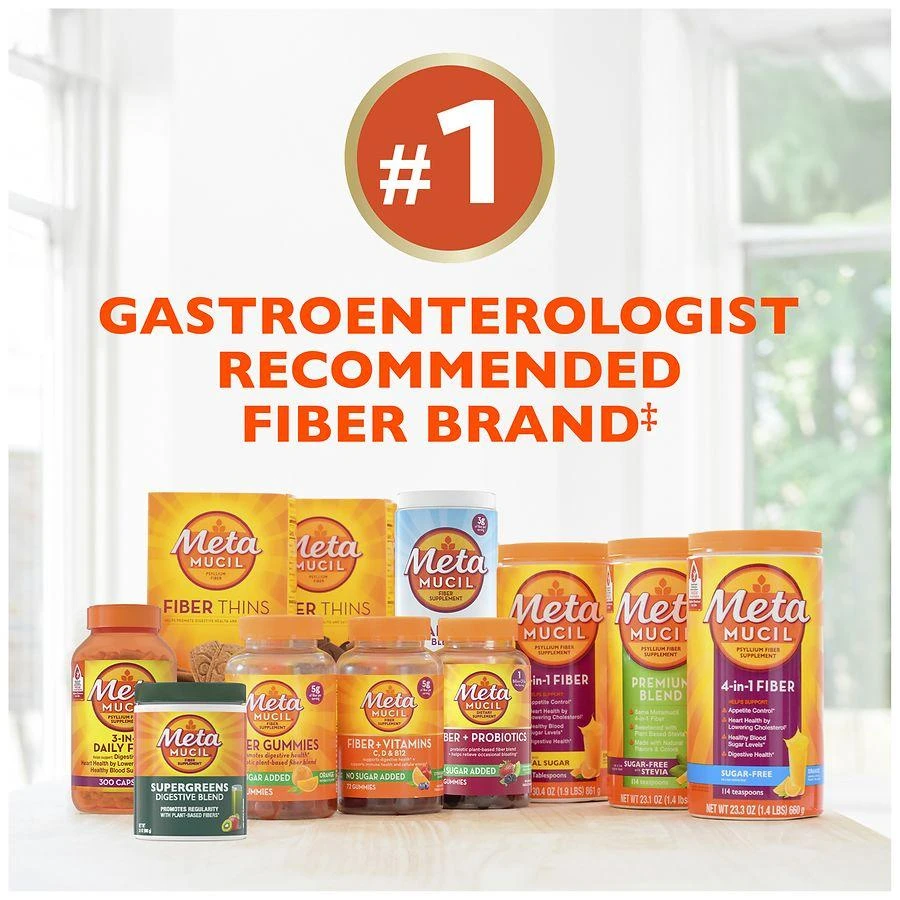 Metamucil 4-in-1 Psyllium Fiber Powder Orange 2