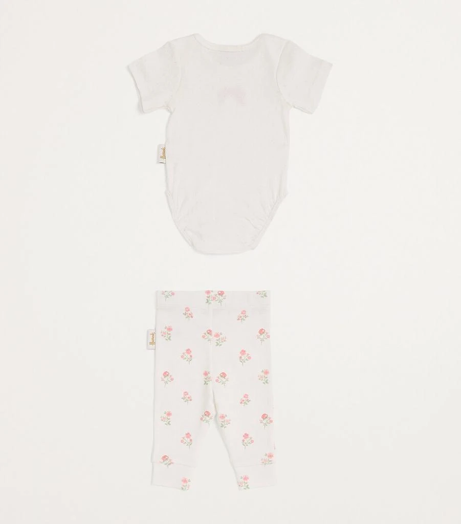 Harrods Floral Bodysuit and Trousers Gift Set (0-18 Months) 2
