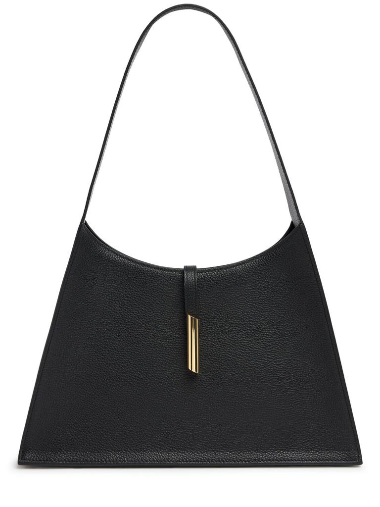 Little Liffner Pointy Grain Leather Shoulder Bag