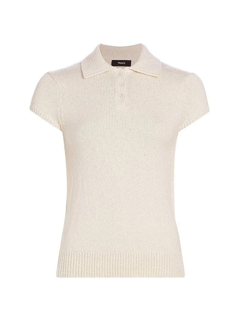 Theory Knit Cotton & Wool Polo 1