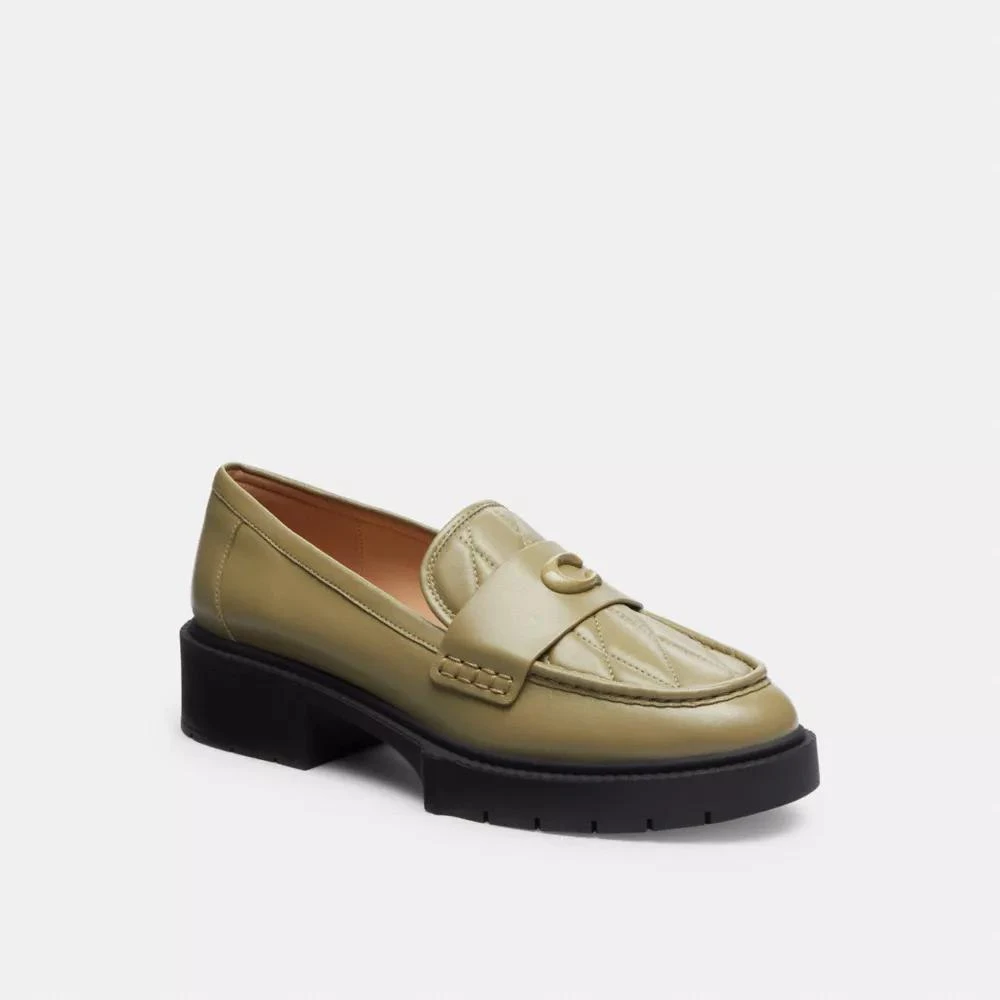 Coach Leah Loafer With Quilting 2