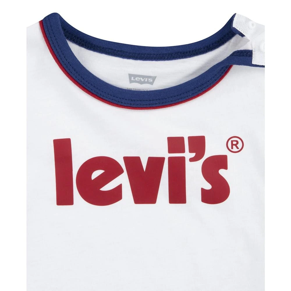 Levi's Baby Boys Short Sleeves Ringer T-shirt and Shorts Set 3