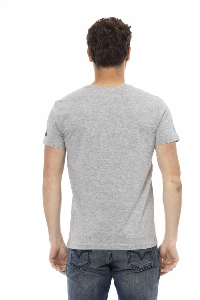 Trussardi Action Trussardi Action Gray Cotton T-Shirt 3