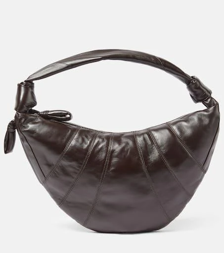 Lemaire Fortune Croissant leather shoulder bag 1