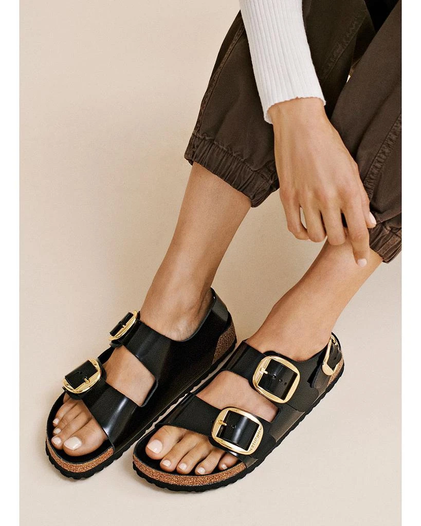 Birkenstock Women's Milano High Shine Big Buckle Sandals 2