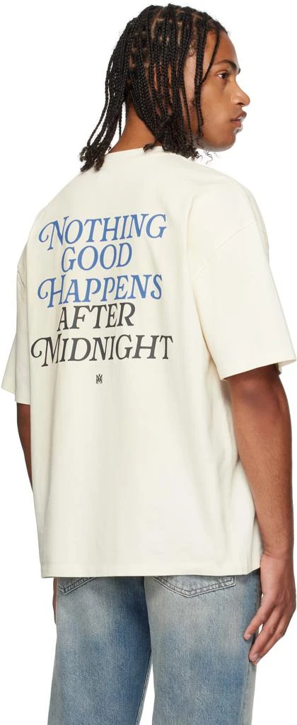 AMIRI Off-White 
AMIRI Nights
 Oversized T-shirt 3