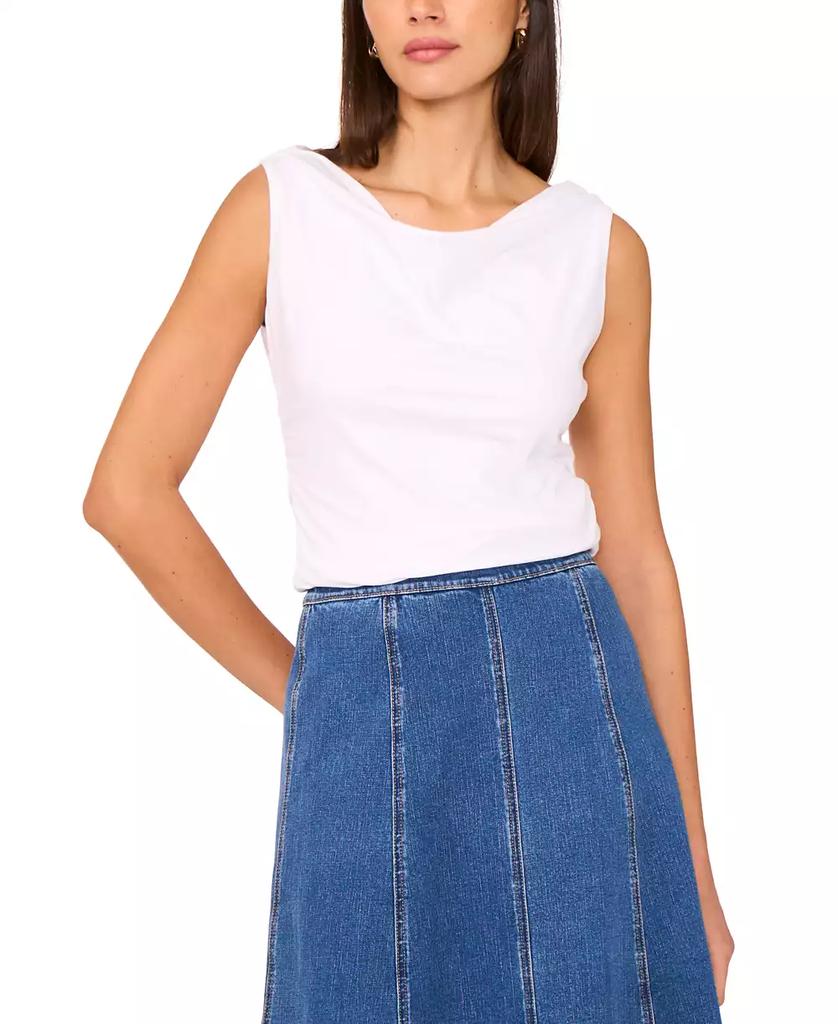 1. State Women's Double Cowl-Neck Tank