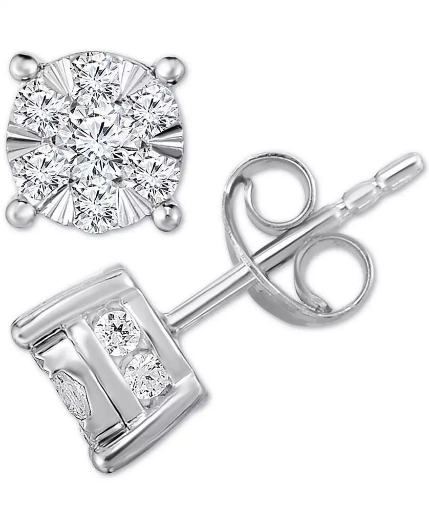 TruMiracle TruMiracle Diamond Stud Earrings (1 ct. t.w.) in 14k White Gold