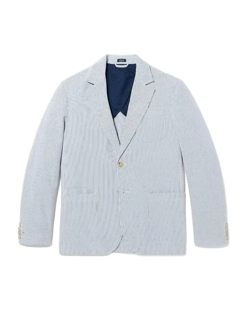 Noah Tailored Seersucker Suit Jacket with Notched Lapel