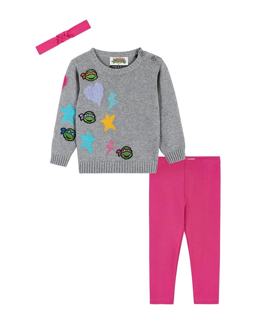 Andy & Evan Turtles Chenille Baby Sweater Set 1