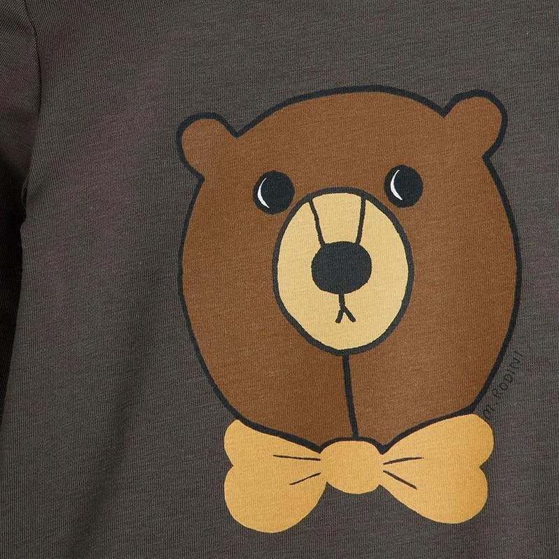 Mini Rodini Bear long sleeve bodysuit 3