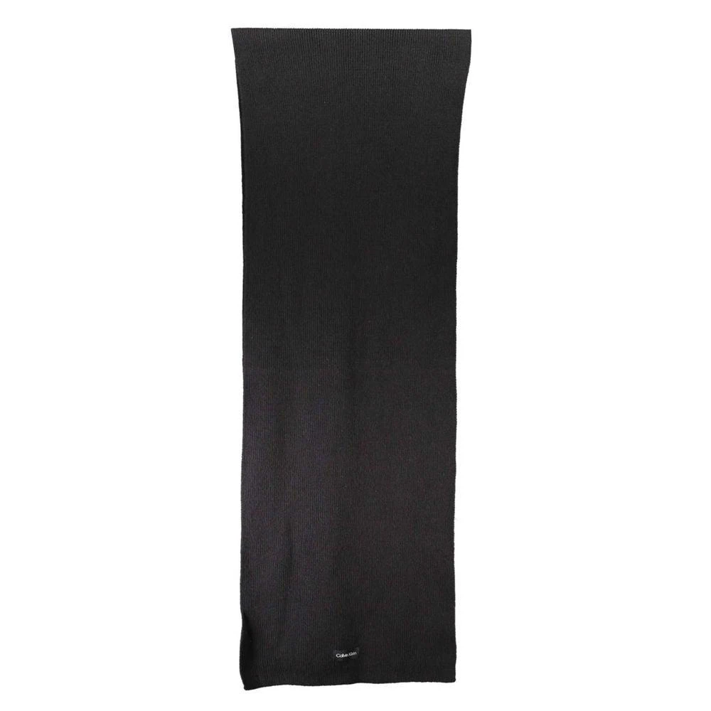 Calvin Klein Calvin Klein Black Cotton Scarf 3
