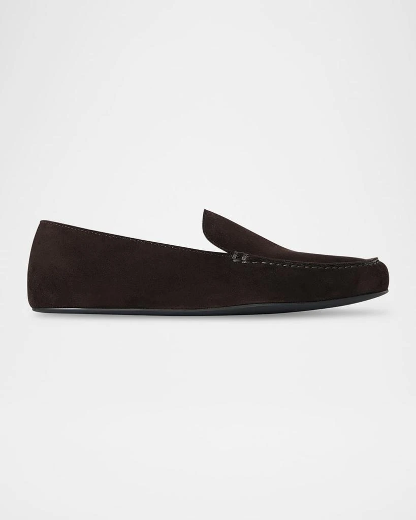 The Row Leo Suede Slippers 1
