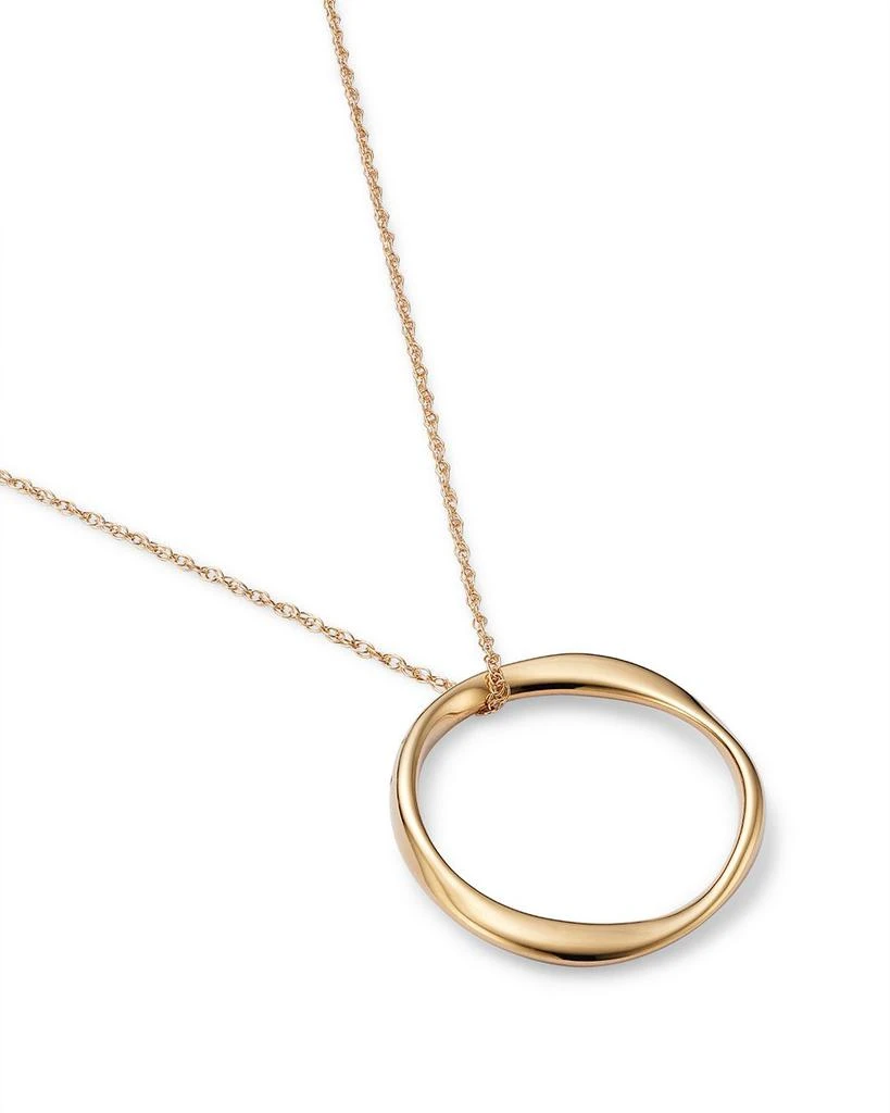 Bloomingdale's 14K Yellow Gold Twisted Ring Pendant Necklace, 18" 3