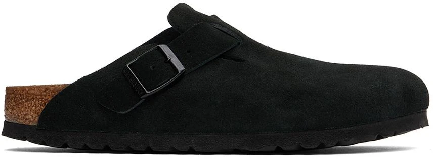 Birkenstock Black Boston Soft Footbed Narrow Loafers 1