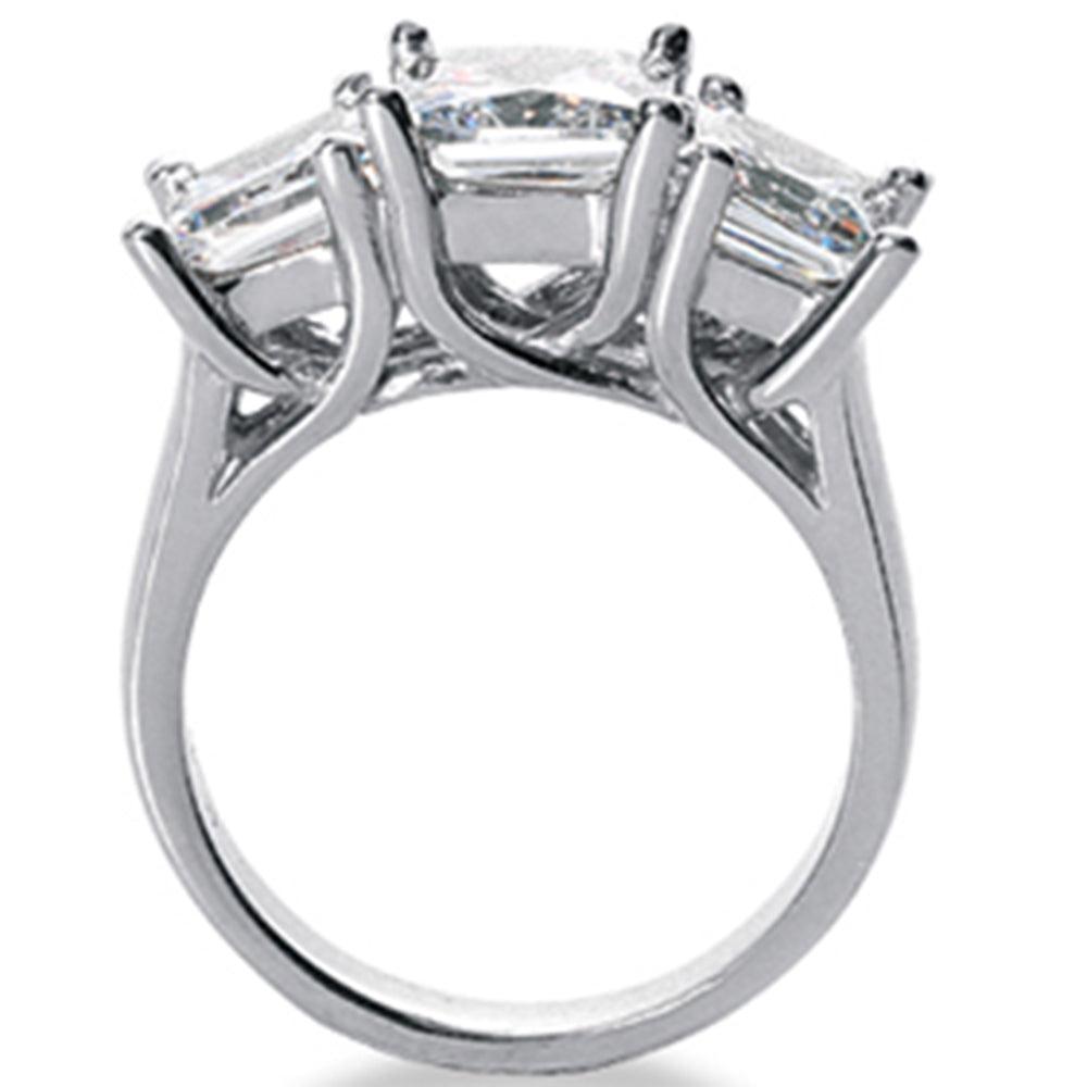 Pompeii3 1 1/2ct Three Stone Diamond Ring 14K White Gold