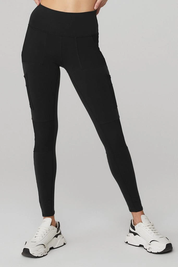 Alo High-Waist Cargo Legging - Black 1