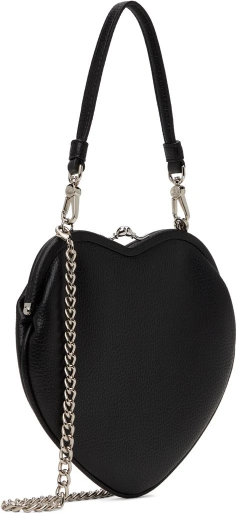 Vivienne Westwood Black Belle Heart Frame Bag 3