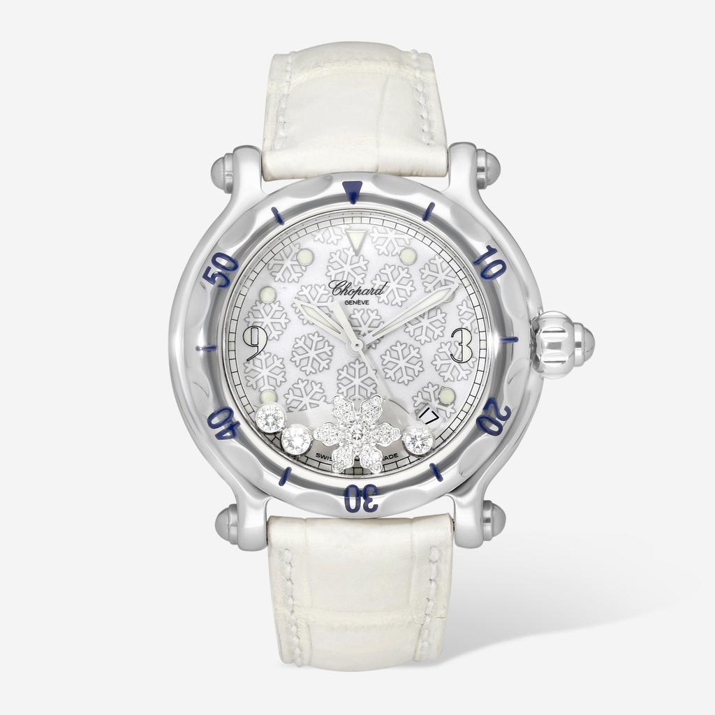 Chopard Chopard Happy Sport Snowflakes Stainless Steel Quartz Ladies Watch 288948-3001