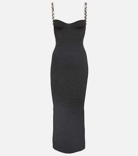 Globe Chain Wave ribbed-knit midi dress  On Sale Now with Up to 41% Off |  Discover Exclusive Deals & Savings at BeyondStyle  Authentic Galvan  w|designers|n|clothing|m|women|o|dresses|e|galvan| day with Limited-Time  Discounts, Free