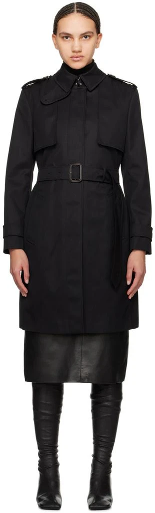 Mackage Black Winn Trench Coat 1