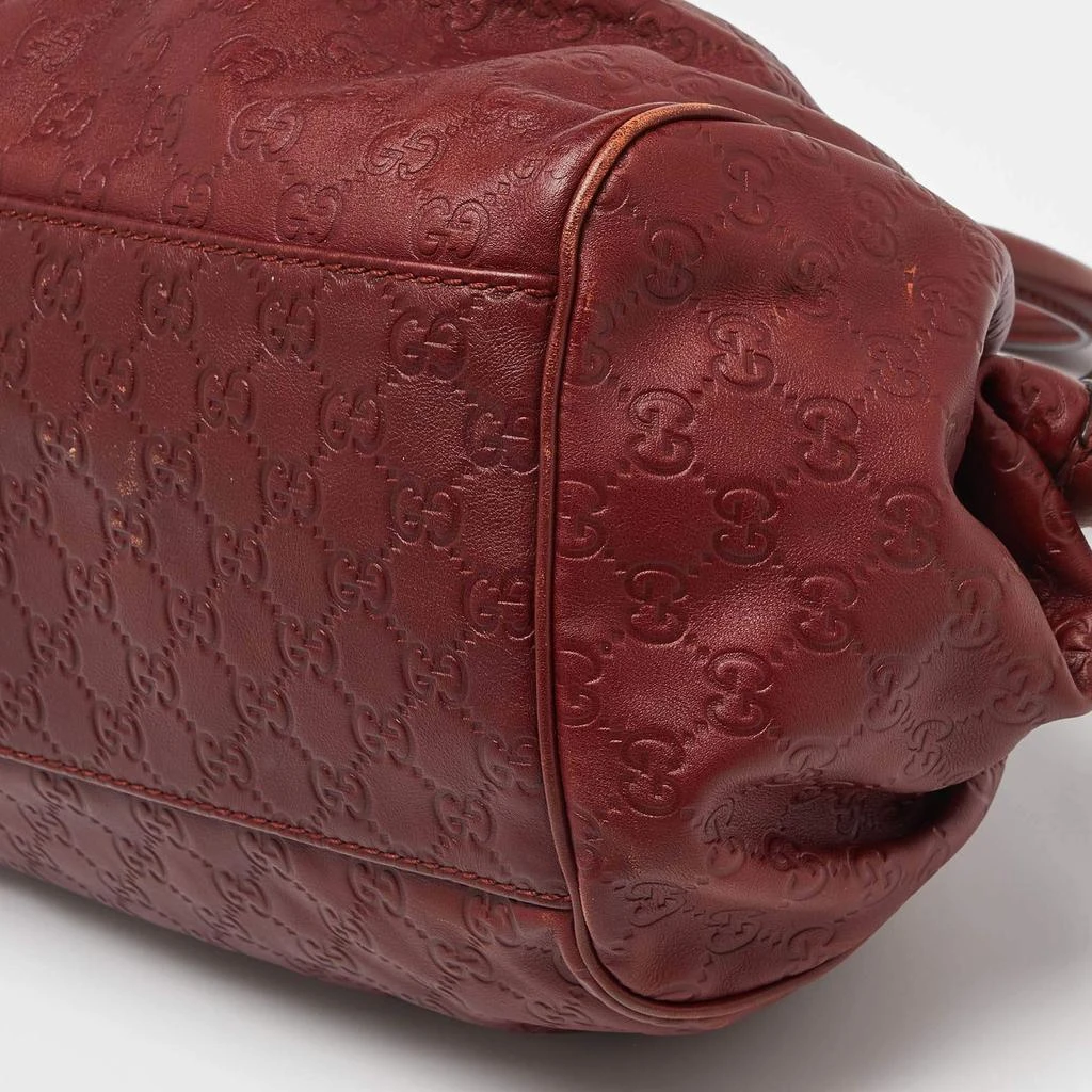 Gucci Gucci Brick Brown Guccissima Leather Medium Sukey Boston Bag 14