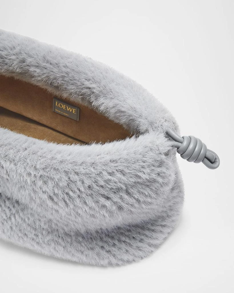 Loewe Flamenco Shoulder Bag in Fluffy Knit 4