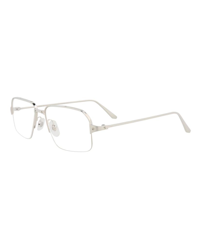 Cartier Square-Frame Metal Optical Frames