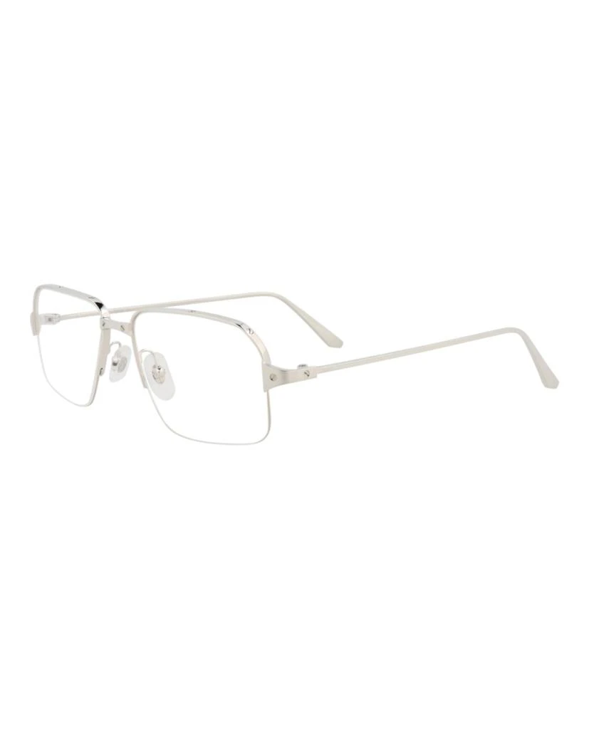 Cartier Square-Frame Metal Optical Frames 2