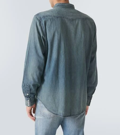 RRL Slim-fit denim shirt 4