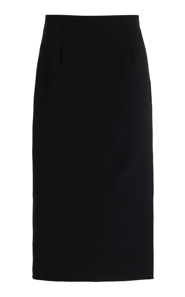 Carolina Herrera Carolina Herrera - Exclusive Crepe Midi Pencil Skirt - Black - US 8 - Moda Operandi