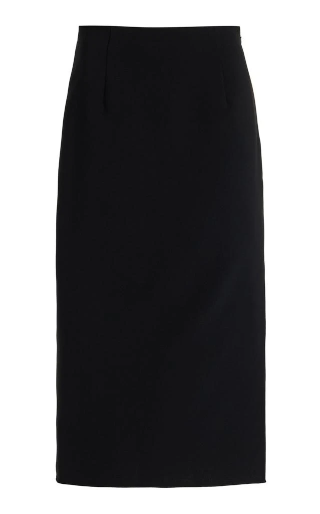 Carolina Herrera Carolina Herrera - Exclusive Crepe Midi Pencil Skirt - Black - US 2 - Moda Operandi 1