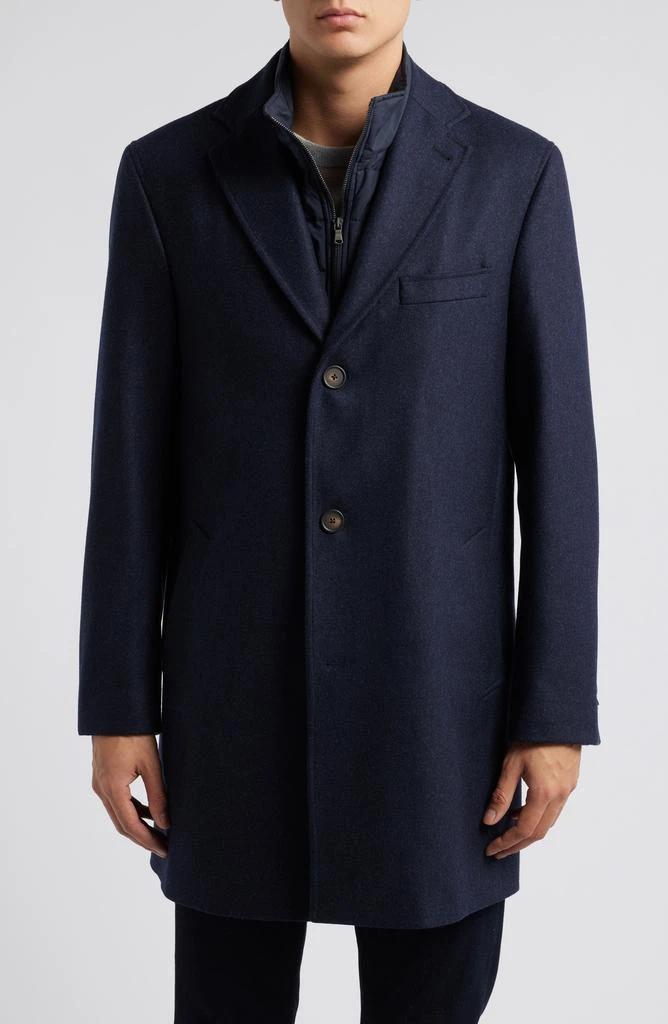 Jack Victor Delroy Wool Topcoat with Removable Bib 1