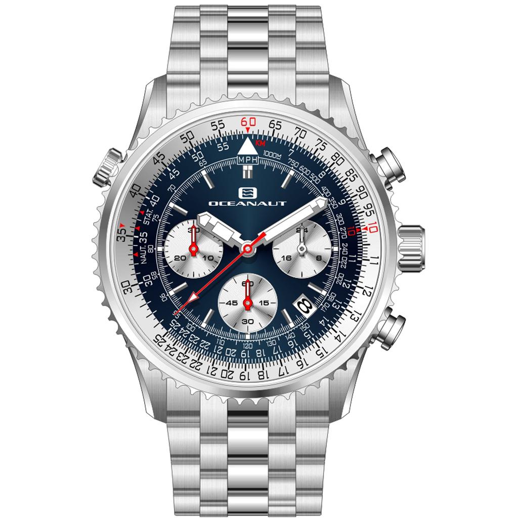Oceanaut Men's Flight Blue Dial Watch