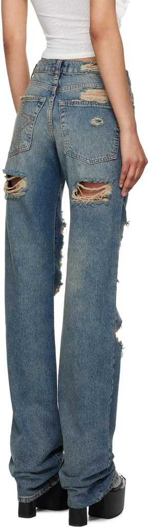 Ashley Williams Blue Ripped Jeans 3