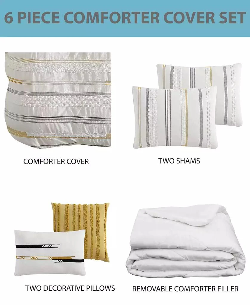 Riverbrook Home Whitten 6-Pc. Comforter Set 7