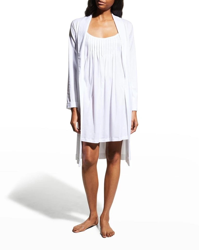 Hanro Cotton Jersey Short Robe 3