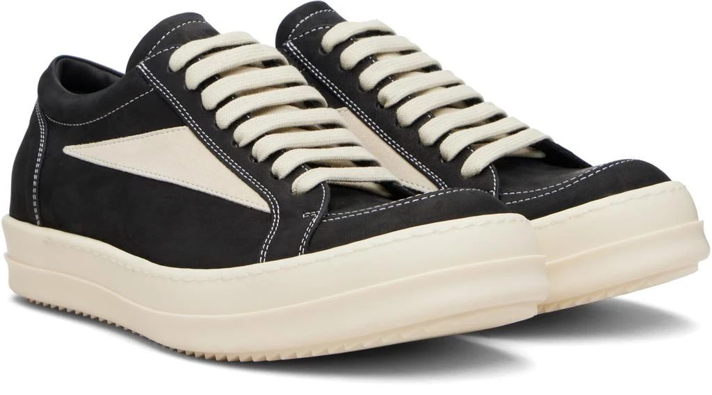 Rick Owens Black Concordians Vintage Sneaks Sneakers 4
