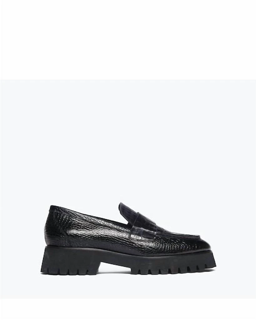 Freda Salvador Freda Salvador - Women's Hana Croc Embossed Loafers 1