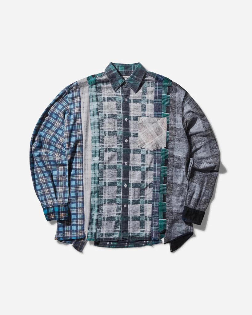 Needles Men's 7 Cuts I.O. Flannel Shirt Multicolor 1