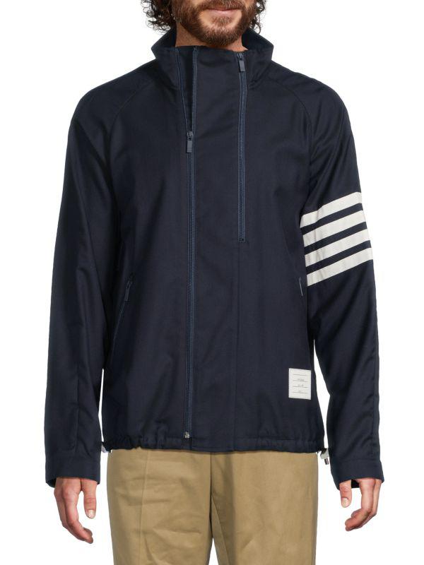 Thom Browne Wool & Cotton Track Jacket