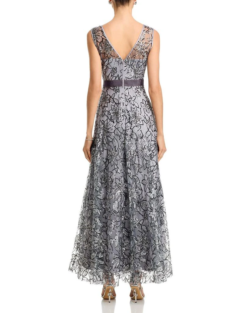 Eliza J Sleeveless Boat Neck Ball Gown 4