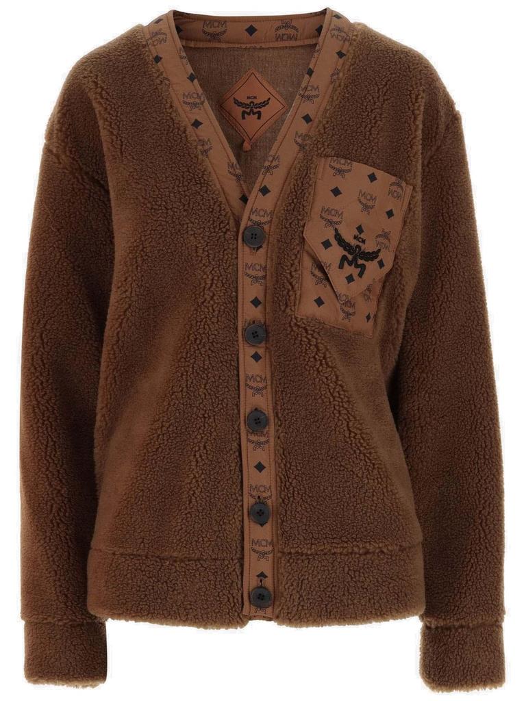 MCM MCM Monogram Pocket Fleece Cardigan