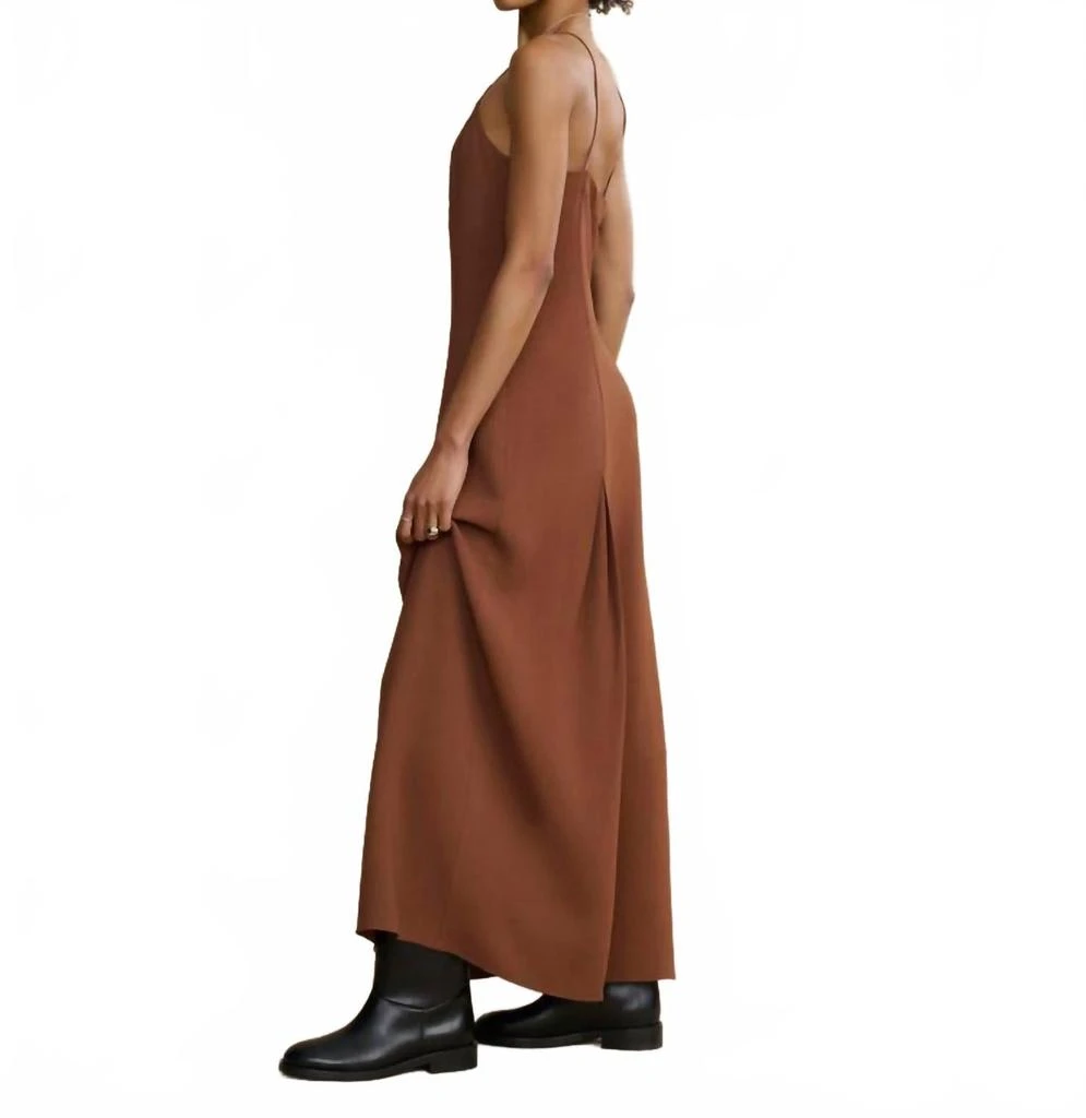 Jenni Kayne Florence Maxi Slip Dress In Rust 2