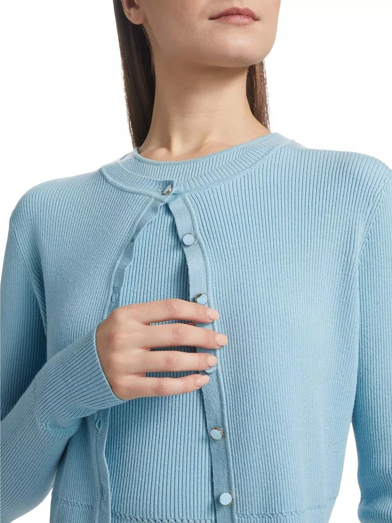 Toccin Zoe Rib-Knit Cropped Cardigan 6