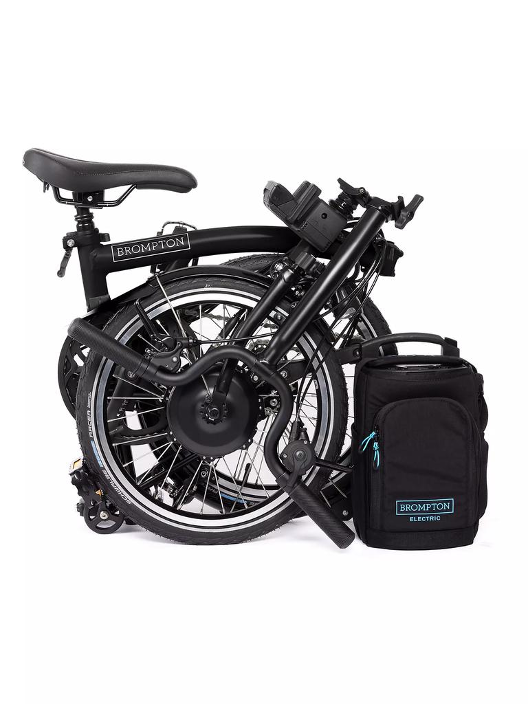 Brompton Bikes Electric C Line 12 Speed Mid Handlebar Folding Bike